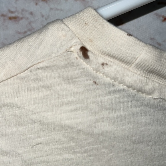 Levis Shirt Womens Medium Crop Top Boxy Short Sleeve Badlands Graphic Jordie - Picture 5 of 8